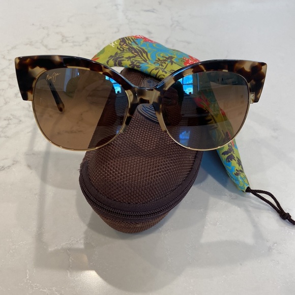 NEW Maui Jim Mariposa tortoise shell polarized sunglasses. - Picture 2 of 7